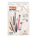 Clairefontaine - PaintON, Carta universale, A5, 14,8 x 21 cm, blocco spiralato, 250 g/m²