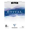 Clairefontaine - Etival, Blocco per acquerello, grana fine, 10 fogli, A3, 29,7 x 42 cm, 200 g/m², fine (cold pressed), blocco collato su 1 lato