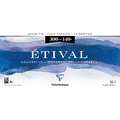 Clairefontaine - Etival, Blocco per acquerello, grana fina, 20 x 40 cm, 300 g/m², fine (cold pressed), Blocco con 10 fogli