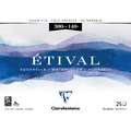 Clairefontaine - Etival, Blocco per acquerello, grana fina, 30 x 40 cm, 300 g/m², fine (cold pressed), Blocco con 25 fogli