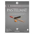 Clairefontaine - Pastelmat, Blocco per pastello n.9, grigio scuro, 18 x 24 cm, 360 g/m², blocco collato su 1 lato
