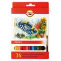 Koh-I-Noor - Matite acquerellabili per la scuola, set, Set da 36, set