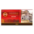 Koh-I-Noor - Gioconda, Pastelli, Set da 12 bruni e grigi, Set da 12 - Bruni, set