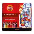 Koh-I-Noor - Polycolor, Set di matite colorate per artisti, Set da 24, set