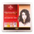 Koh-I-Noor - Polycolor, Set di matite colorate per artisti, Set da 24 - Ritratti, set