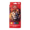 Koh-I-Noor - Matite colorate Lion Red, Set da 24, set