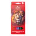 Koh-I-Noor - Matite colorate Lion Red, Set da 12, set