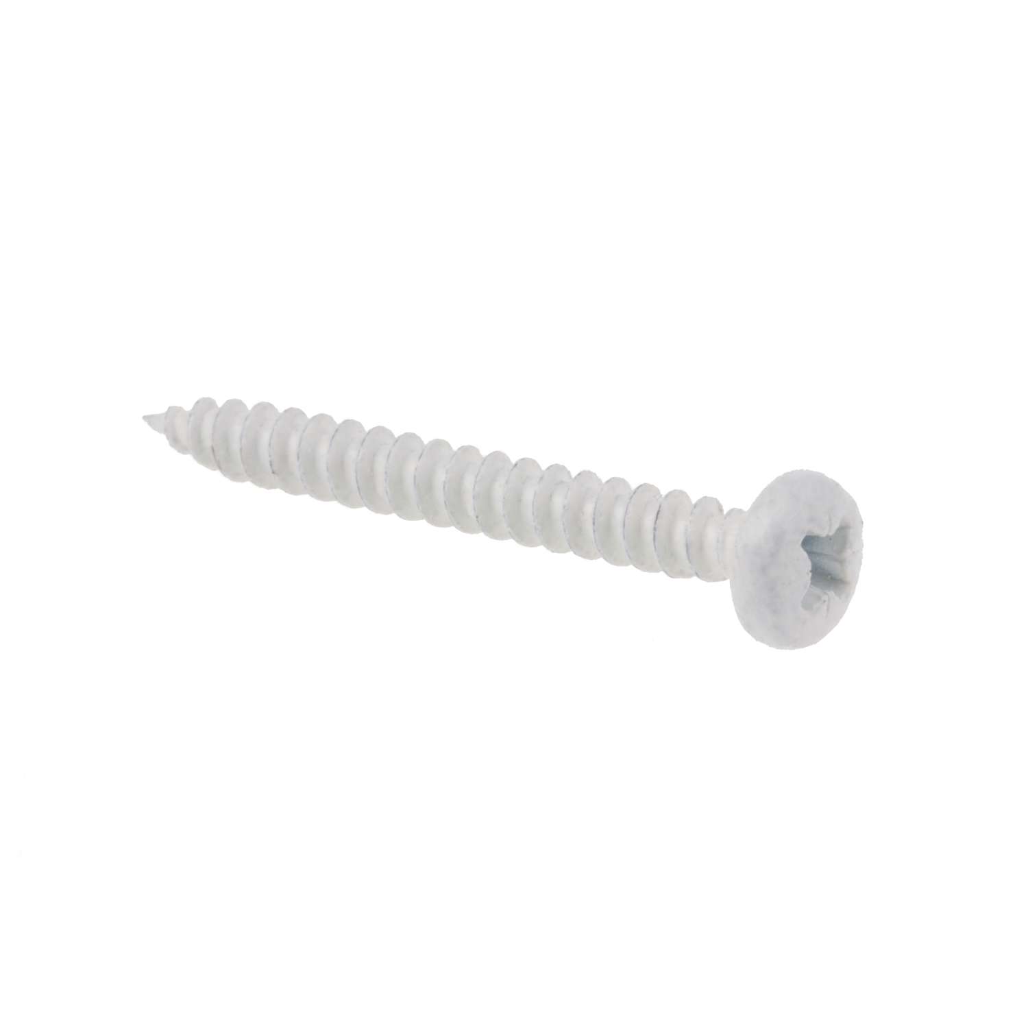 Viti In Nylon M3 X 0,5 Mm Testa Tonda Phillips, Bianche - Confezione NBKIT