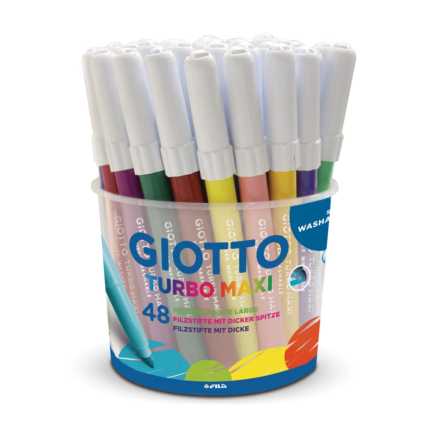 Pennarello Giotto Turbo maxi - Giallo medio 
