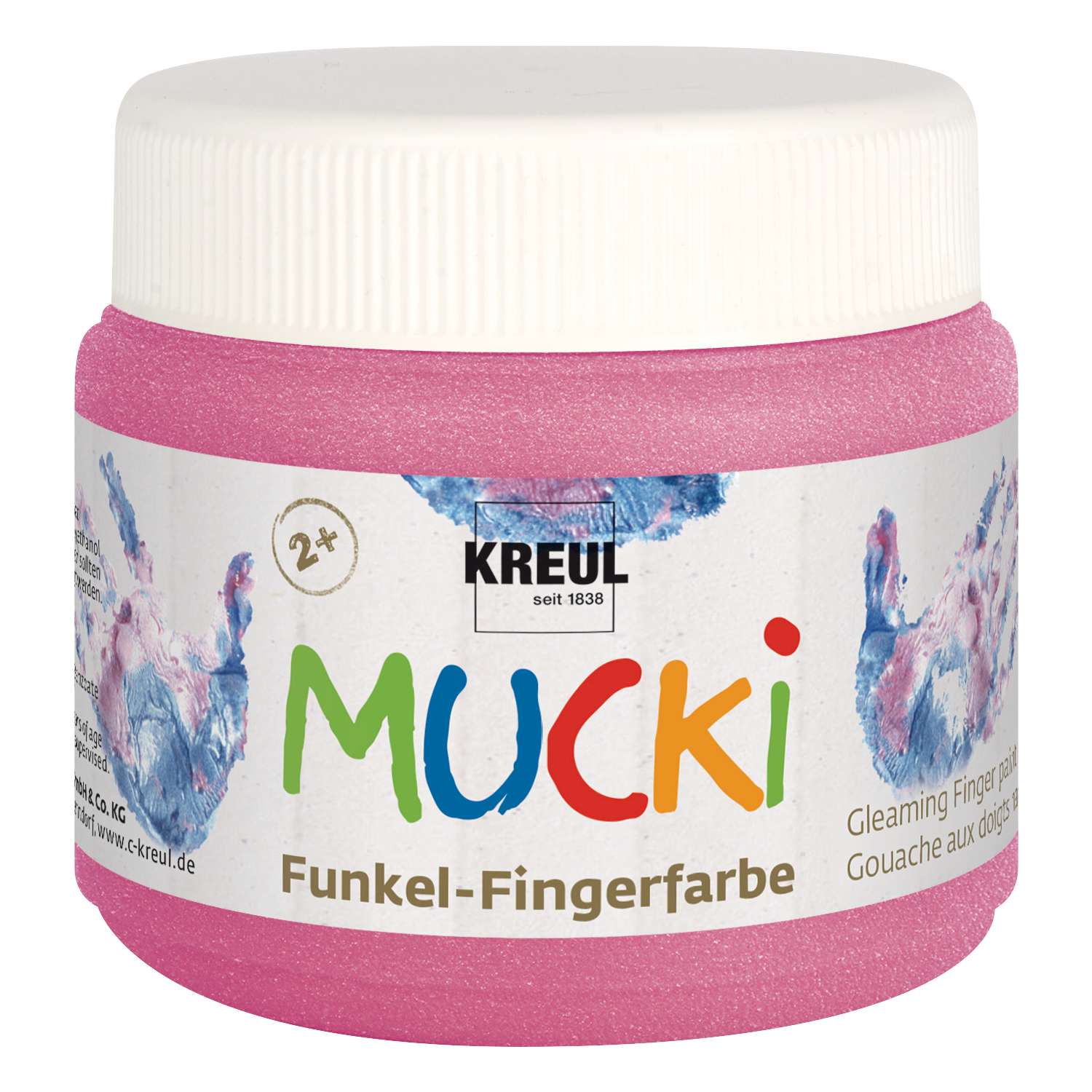 Kreul - Mucki, Colori a dita luccicanti, sfusi