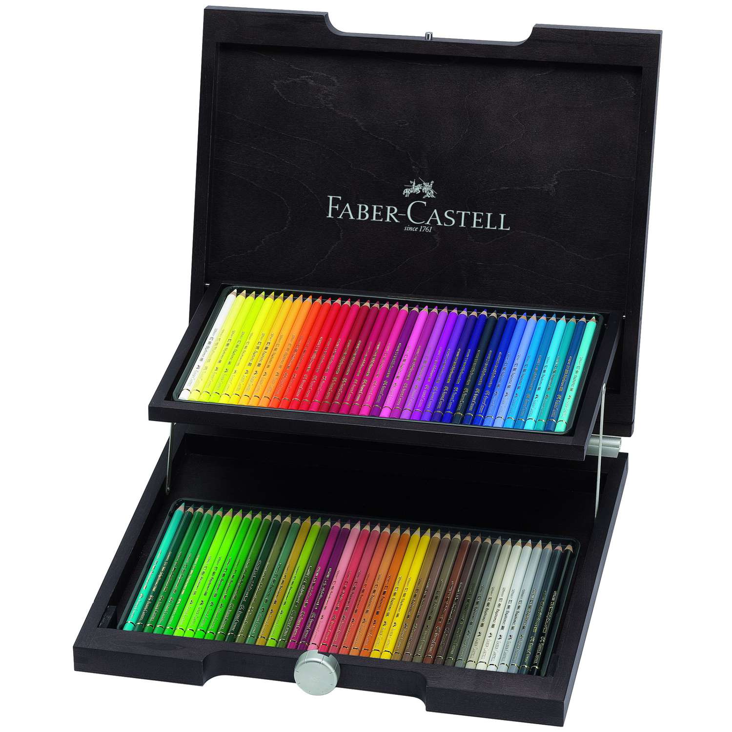 Faber-Castell - Polychromos, set matite colorate in valigetta di legno