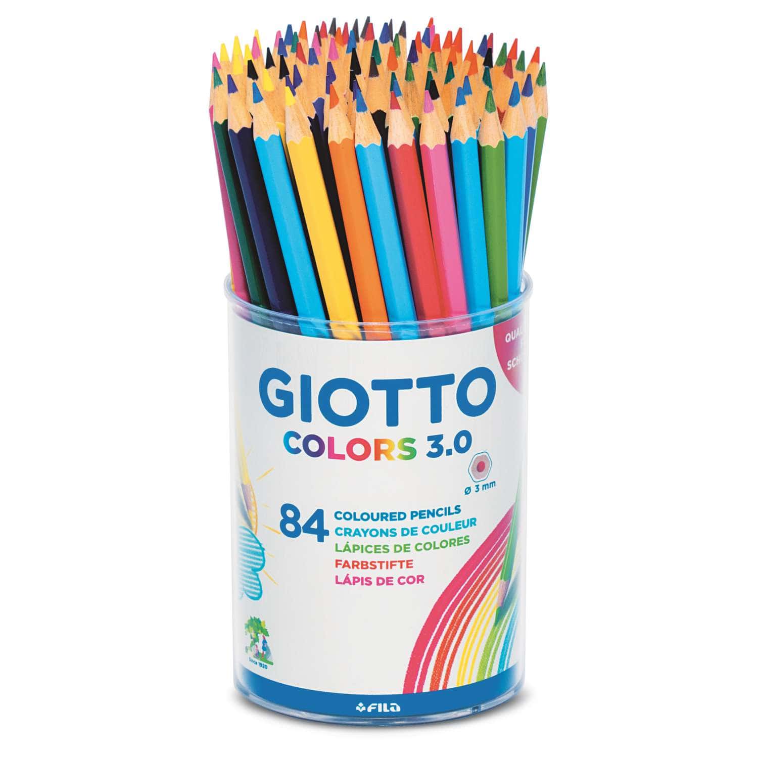 Giotto - Colors 3.0, Set da 84 matite colorate