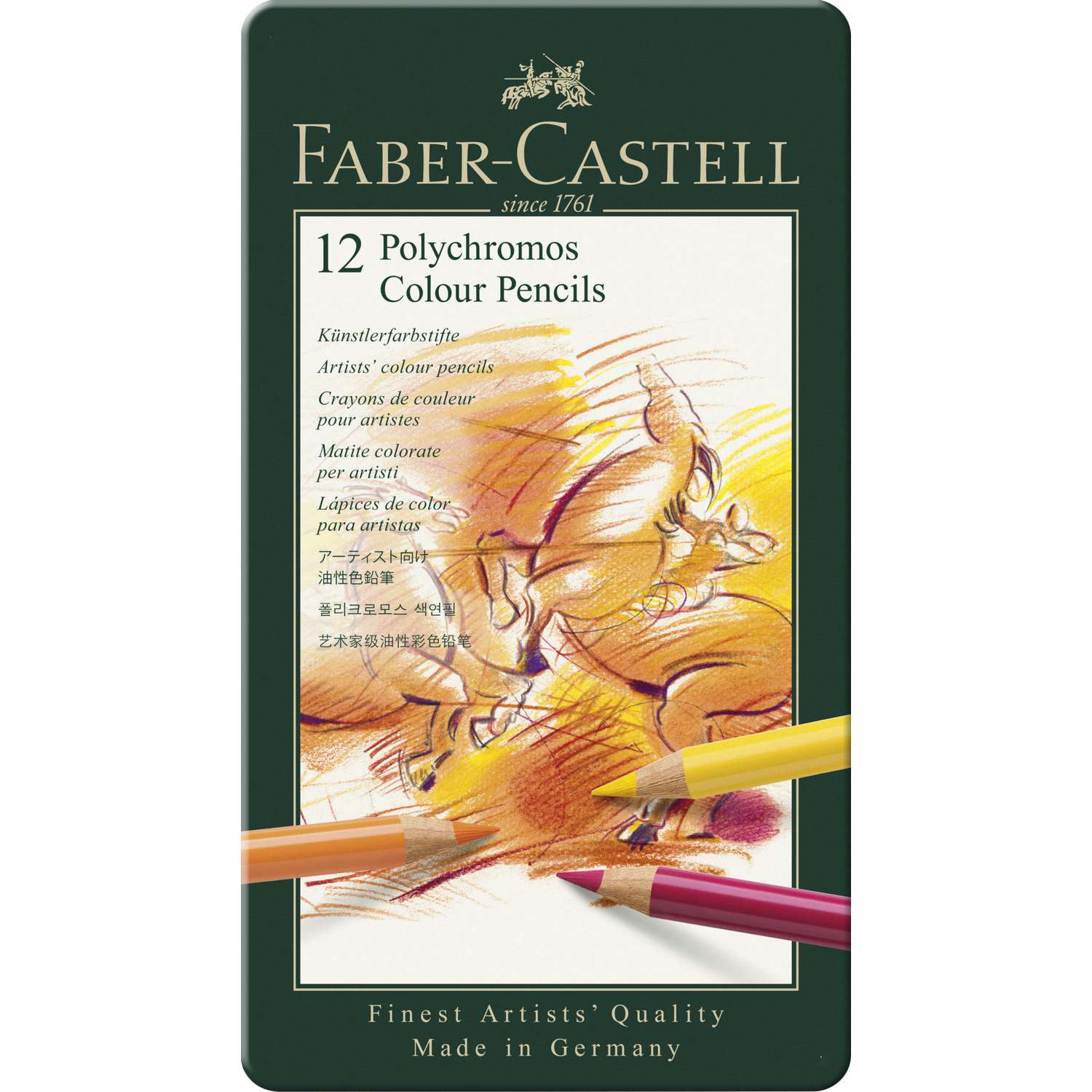 FABER Castell Polychromos Artisti Colore Matita di Qualità-Set 24 