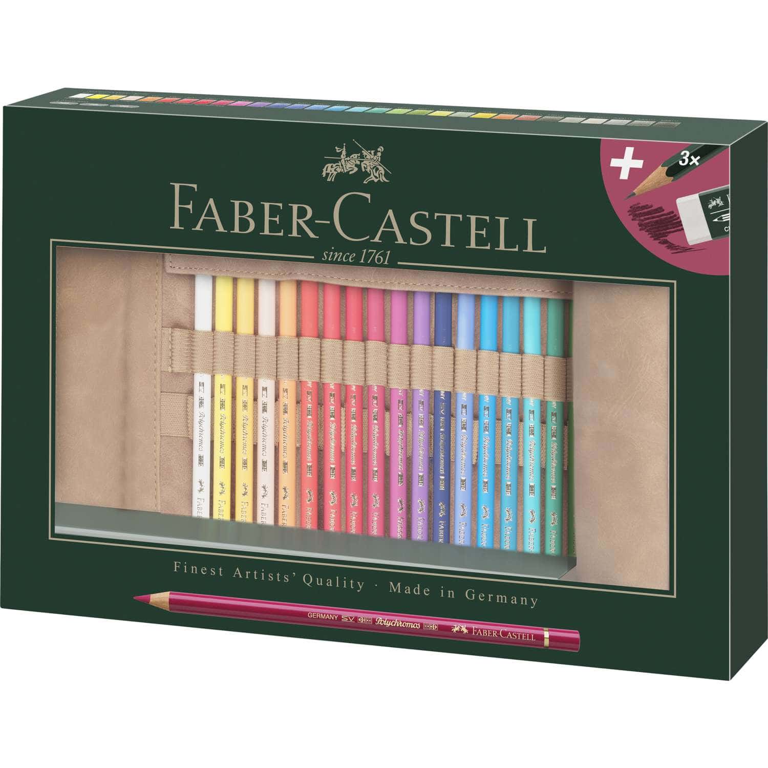 Faber-Castell - Rotolo di matite Polychromos