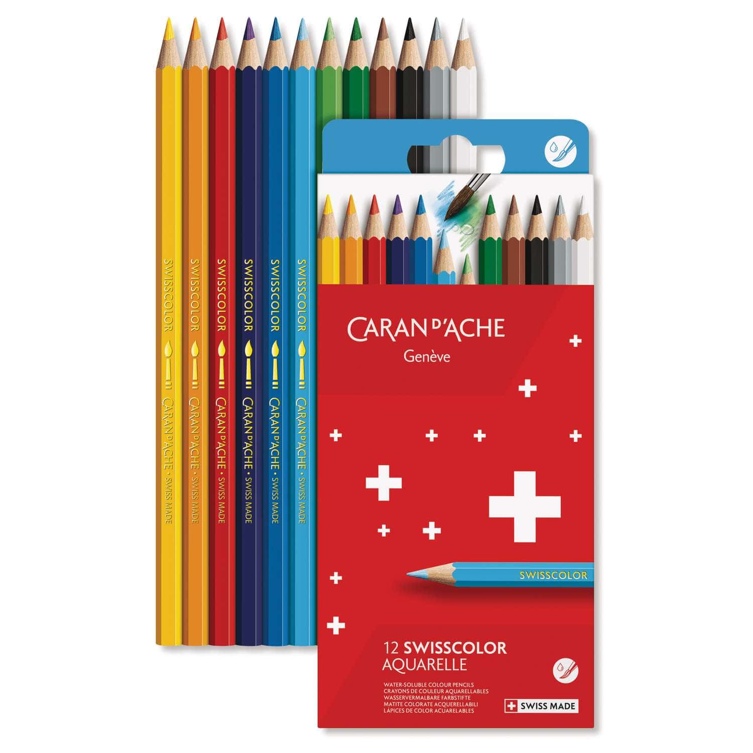 Caran D'Ache - Swisscolor, Set di matite acquerellabili