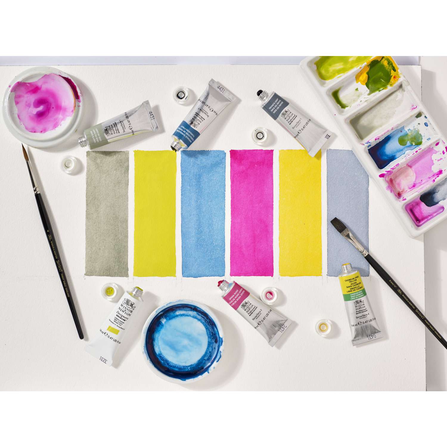 Gouache Winsor & Newton Designers - Couleur Indigo (bleu), Occasion
