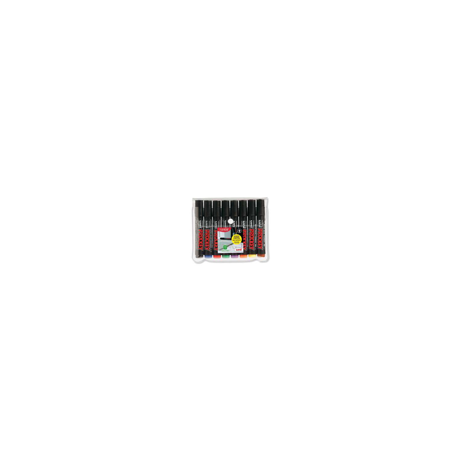 Uni Prockey Permanentmarker – Geruchlos, Wasserbasiert, 5,7 Mm Breite Spitze, 4 Farben