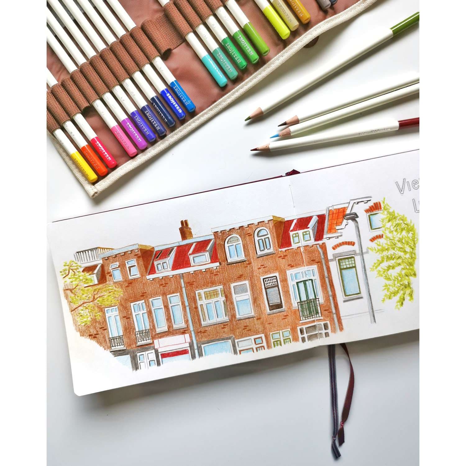 Tombow Set Matite Da Disegno Mono - 6 Gradazioni Con Gomma Precisione