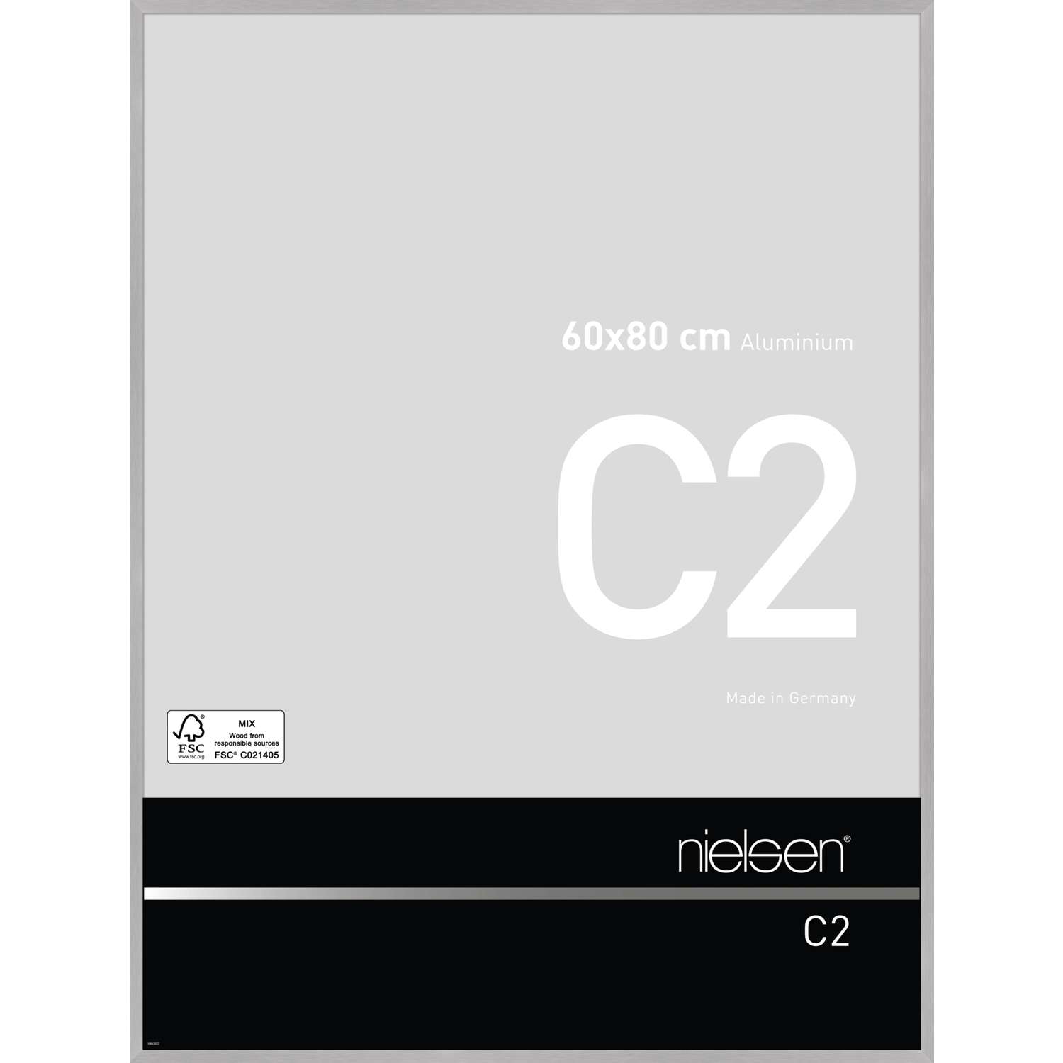 Nielsen - C2, Cornice intercambiabile con vetro sintetico polistirolo