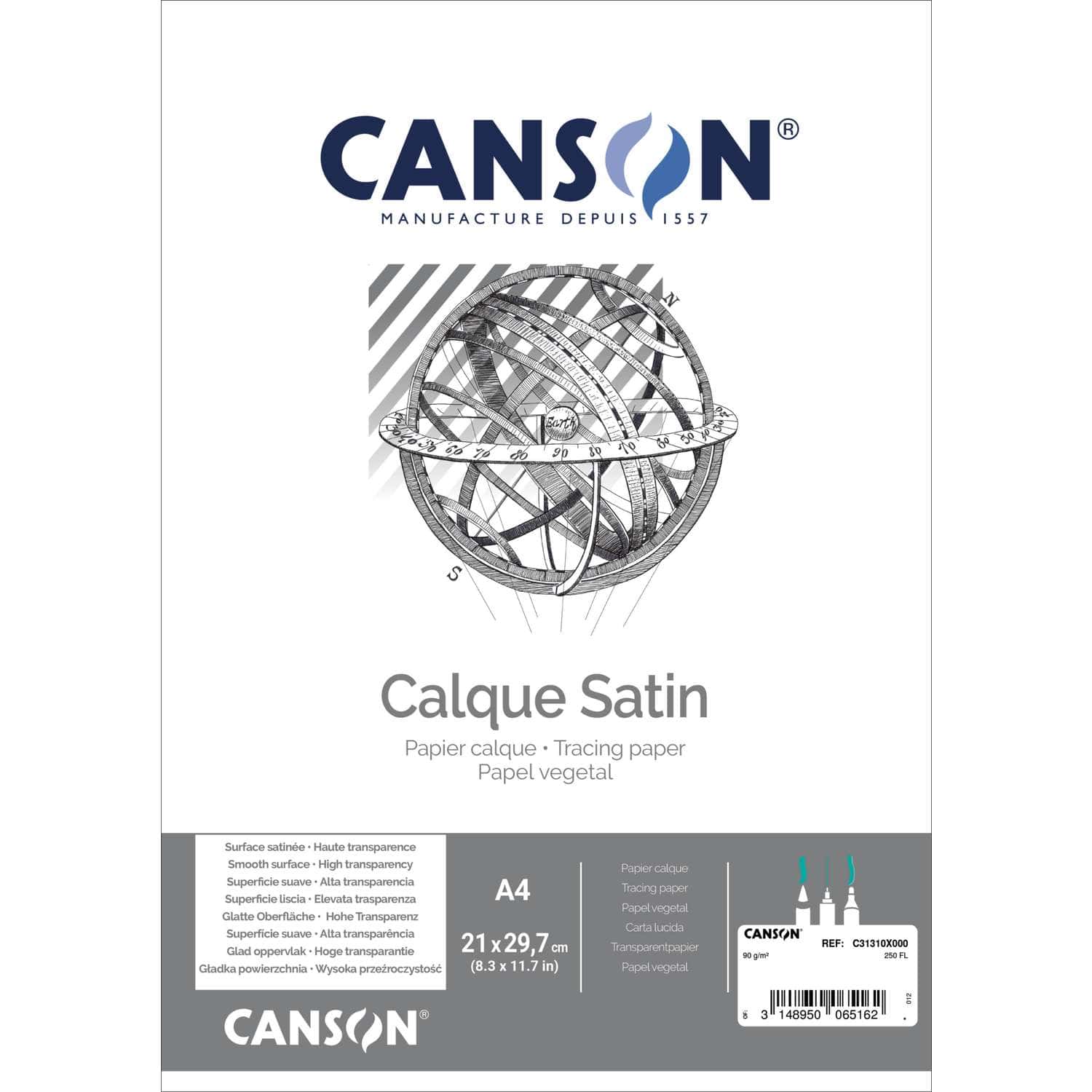 Canson - Carta da disegno molto trasparente
