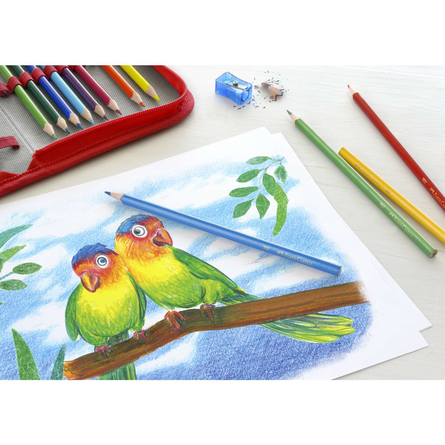 Faber-Castell - Set di matite colorate triangolari | Mondo Artista