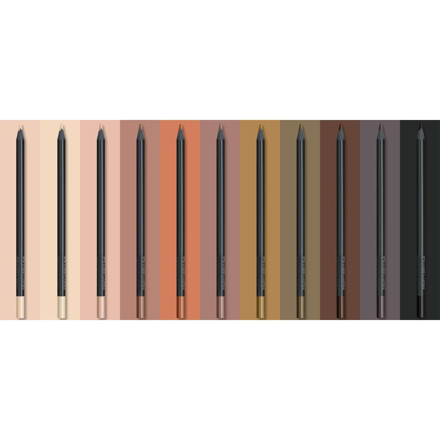 Faber-Castell - Black Edition, Set di matite colorate Skin Tones ...