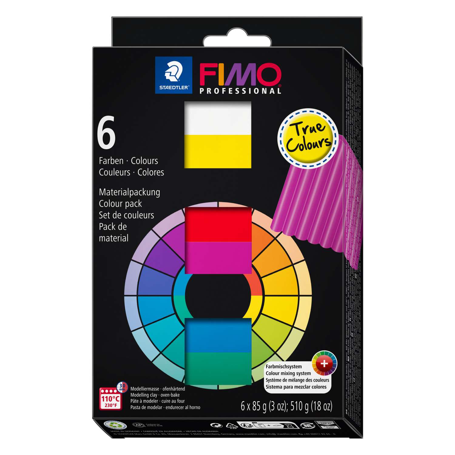 Fimo - Professional True Colours, Set di pasta modellabile