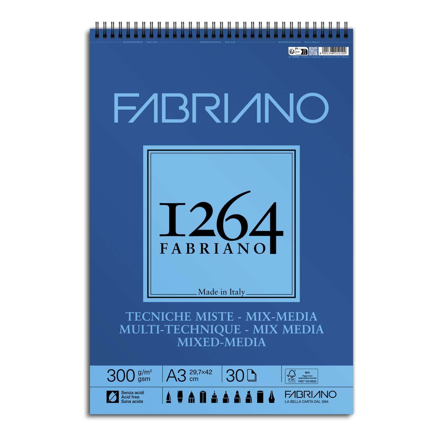 Fabriano 1264 Mixed Media Pad 7 x 10