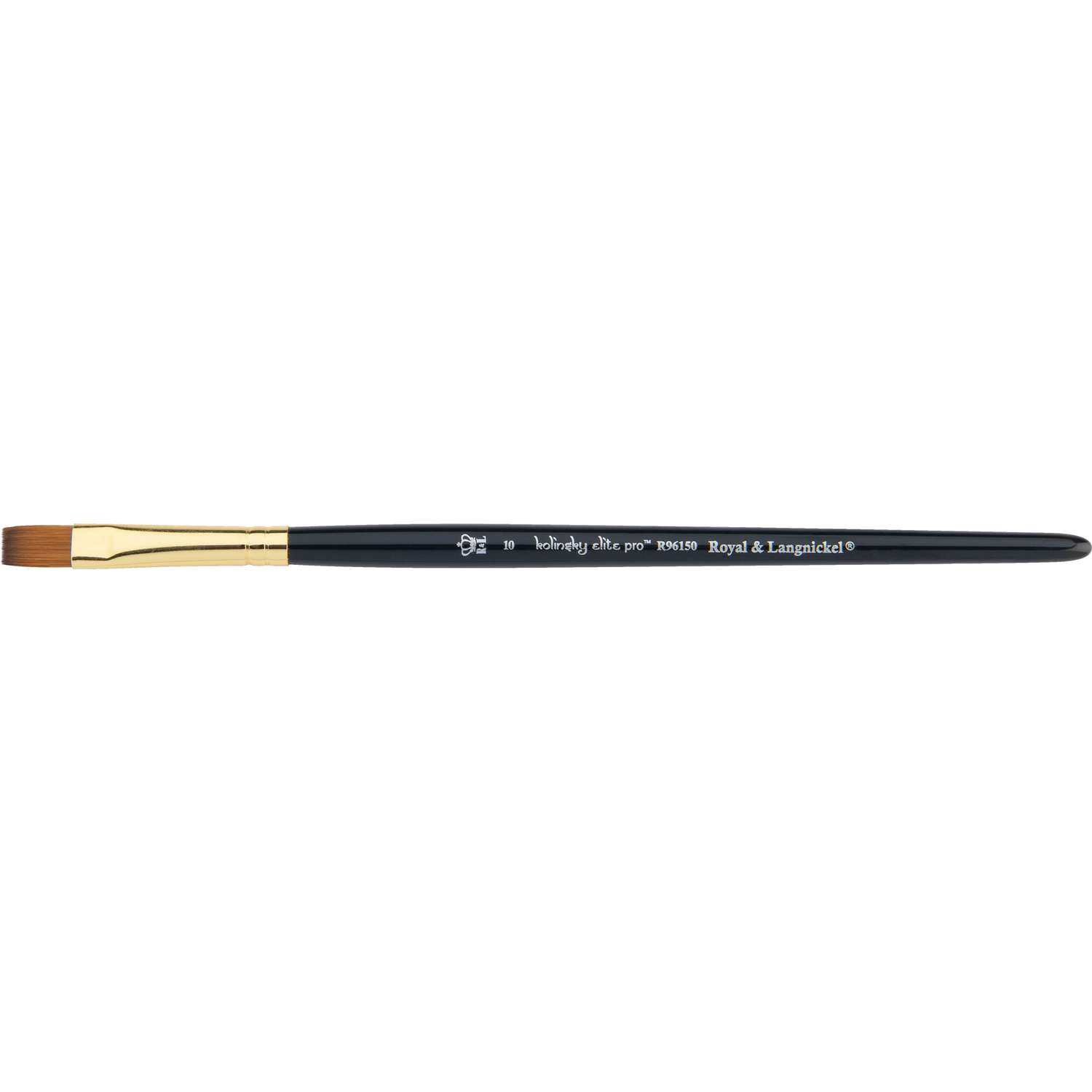 Royal And Langnickel - Set Di 4 Pennelli Con Setole E 4 Pezzi, Colore: Cammello Rotondo 1, Piatto 6 - 7
