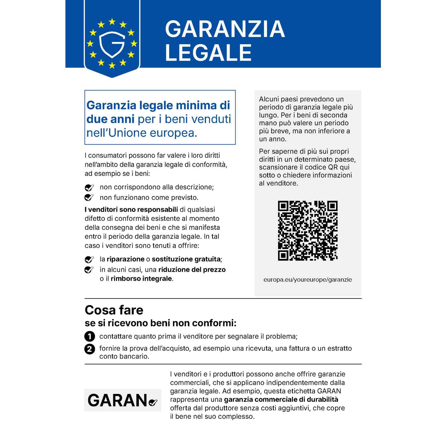 Garanzia legale