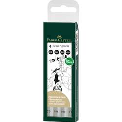 Faber-Castell - Ecco Pigment Unicycle, set da 4