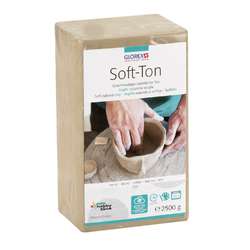 Glorex -  Hobby time, Argilla naturale Soft Ton
