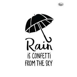 Viva Decor - Stencil per Blob Painting, Ombrello