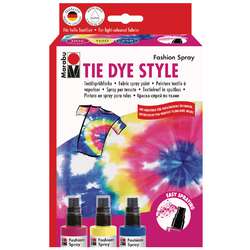 Marabu - Set di pittura su tessuto Fashion Spray, set Tie Dye Style