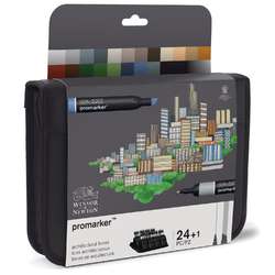 Winsor & Newton - Promarker Architectural, Set da 24