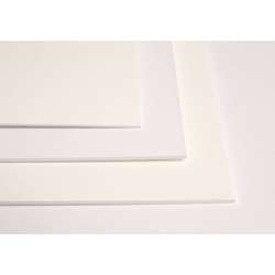Cartoncino pretagliato sp. 2,8 mm - quadrato - colore Bianco