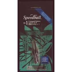 Speedball - Set da 2 sgorbie per linoleum