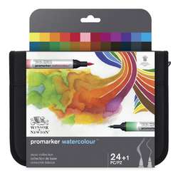 Winsor & Newton - Promarker Watercolour, Set da 24 Basic Collection