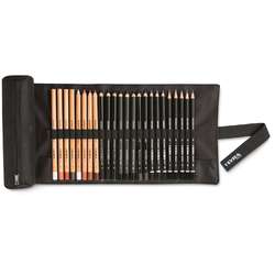 Lyra - Rembrandt, Sketching, Set arrotolabile con 24 matite da disegno