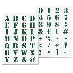 Qbix - Industrial Alphabet, Set di stencil con alfabeto