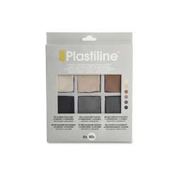 Plastiline - Set da 6 panetti in 6 gradi di durezza
