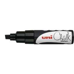 Uni Ball - Chalk PWE-8K, Marker a gesso con punta a cuneo