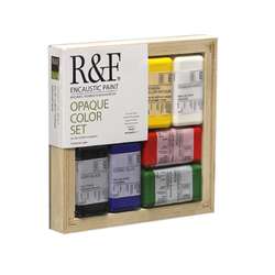 R&F - Handmade Paints, Set da 6 colori per encausto