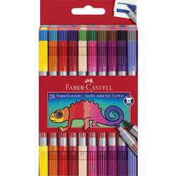 Faber-Castell - Set di pennareli colorati con punta doppia