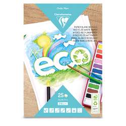 Clairefontaine - Eco, Carta bianca riciclata
