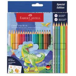 Faber-Castell - Colour Grip, Set Dino, edizione speciale