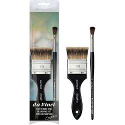 Da Vinci - Serie 11748, Artist Collection Suzi Morris, Set da 2 pennelli per olio