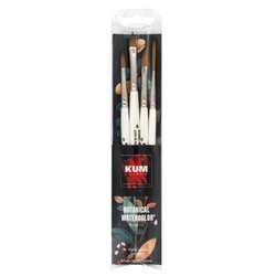 Kum - Botanical Aquarell, Set di 4 pennelli per acquerello