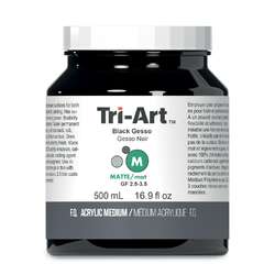 Tri-Art - Gesso, Medium acrilico, matt - black