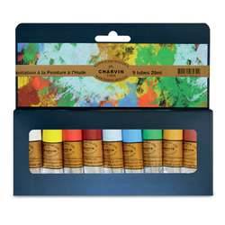Charvin - Colori a olio extra-fini, Set tematici, 9 x 20 ml